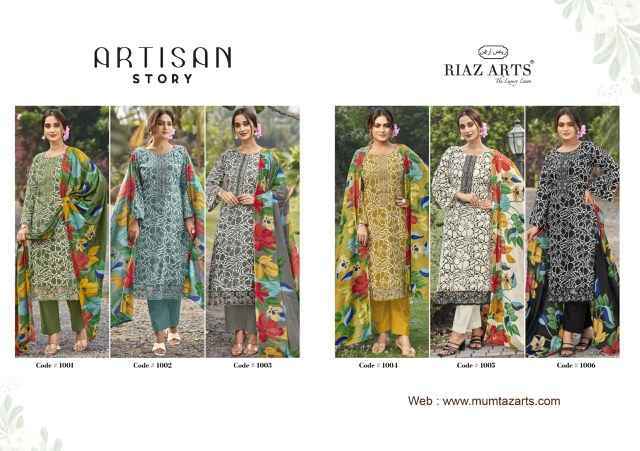 Riaz Arts Artisan Story Cotton Salwar Suit Wholesale Price ( 6 Pcs Catalog )