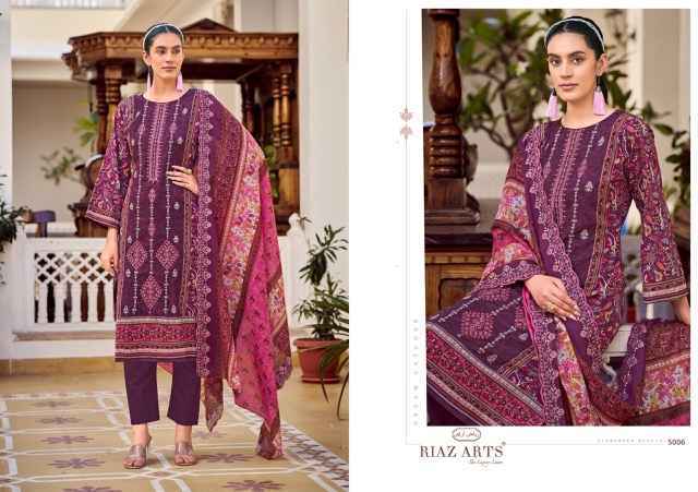 Riaz Arts Chevron Cotton Dress Material  Latest Catalog Wholesale Price ( 6 pcs Catalogue )