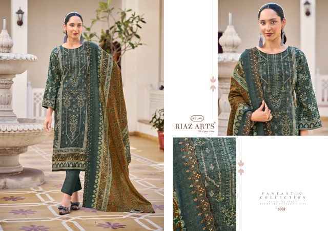 Riaz Arts Chevron Cotton Dress Material  Latest Catalog Wholesale Price ( 6 pcs Catalogue )