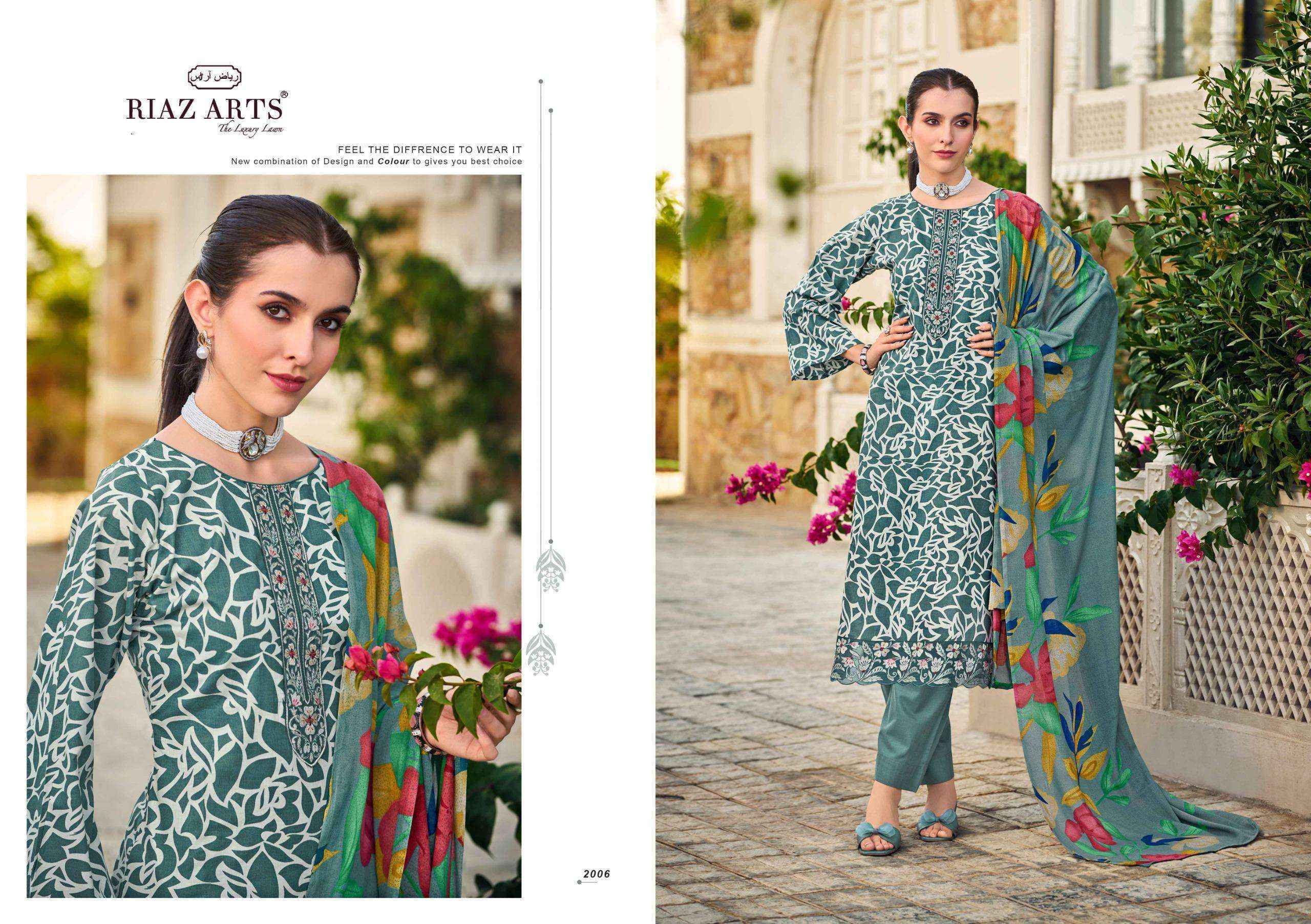 Riaz Arts Summer Star Lawn Cotton Salwar Kameez Online Shopping (  6 pcs Catalogue )