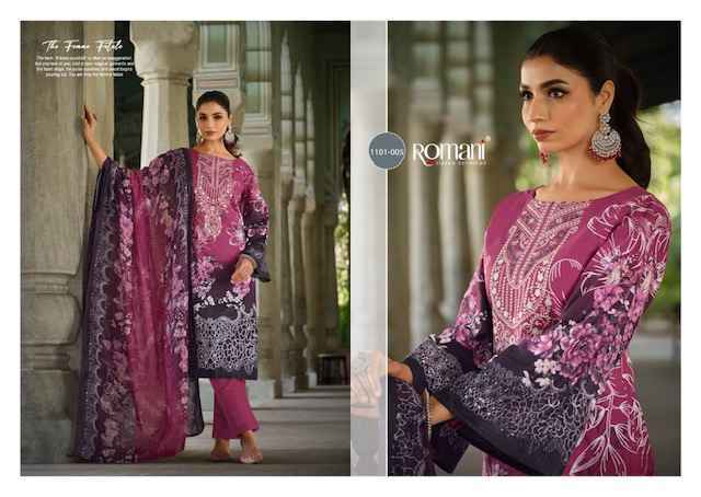 Romani Aarzu Vol 17 Cotton Dress Material - Wholesale Factory Surat ( 8 pcs Catalogue )