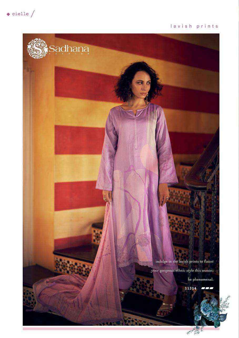 Sadhana Fashion Cielle Jam Cotton Salwar Kameez Wholesale Rate ( 8 Pcs Catalog )
