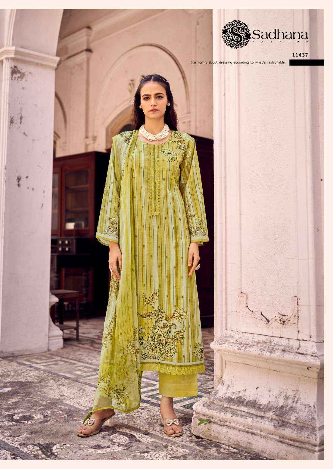 Sadhana Fashion Rohi Lawn Cotton Salwar Kameez Wholesale Rate ( 6 Pcs Catalog )