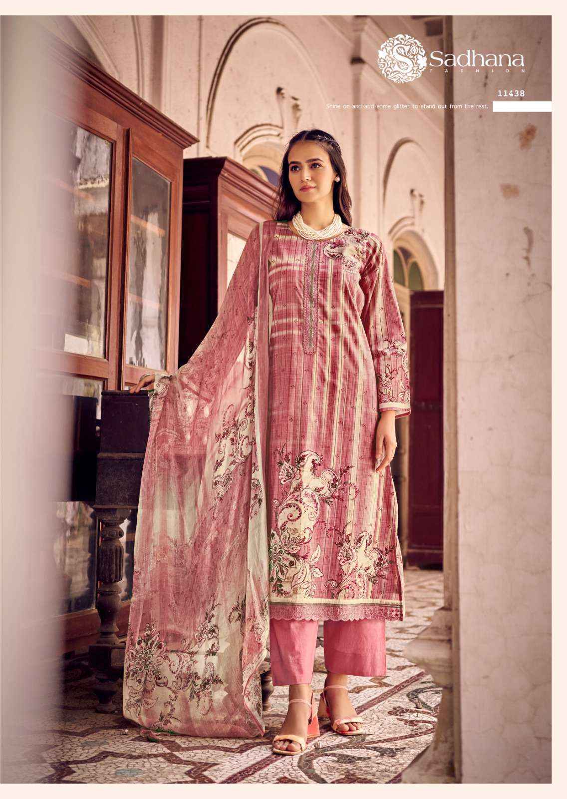 Sadhana Fashion Rohi Lawn Cotton Salwar Kameez Wholesale Rate ( 6 Pcs Catalog )