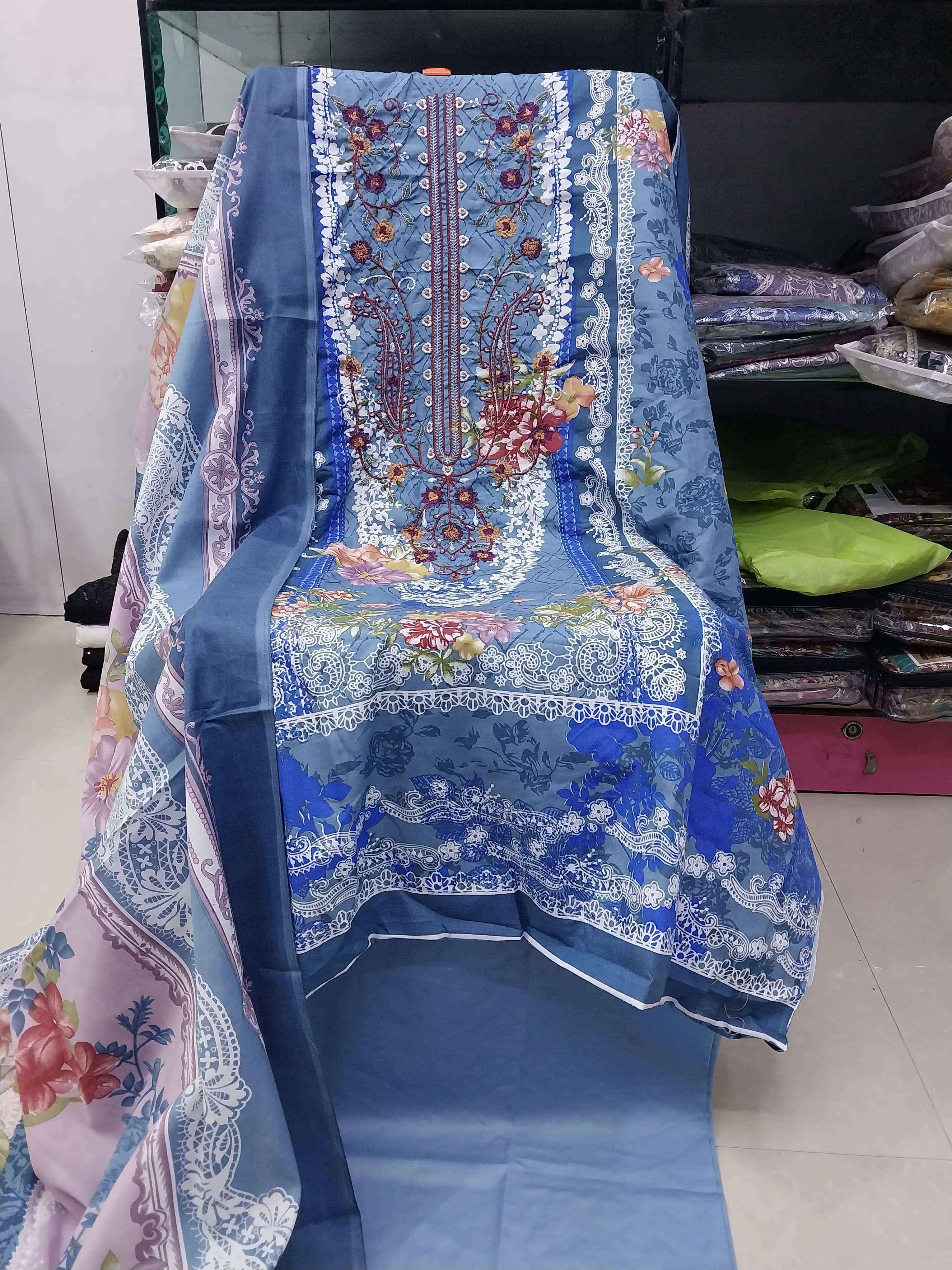 SF BIN SAEED EMBROIDERED SUIT COLLECTION WHOLESALE PRICE ( 8 PCS CATALOG )