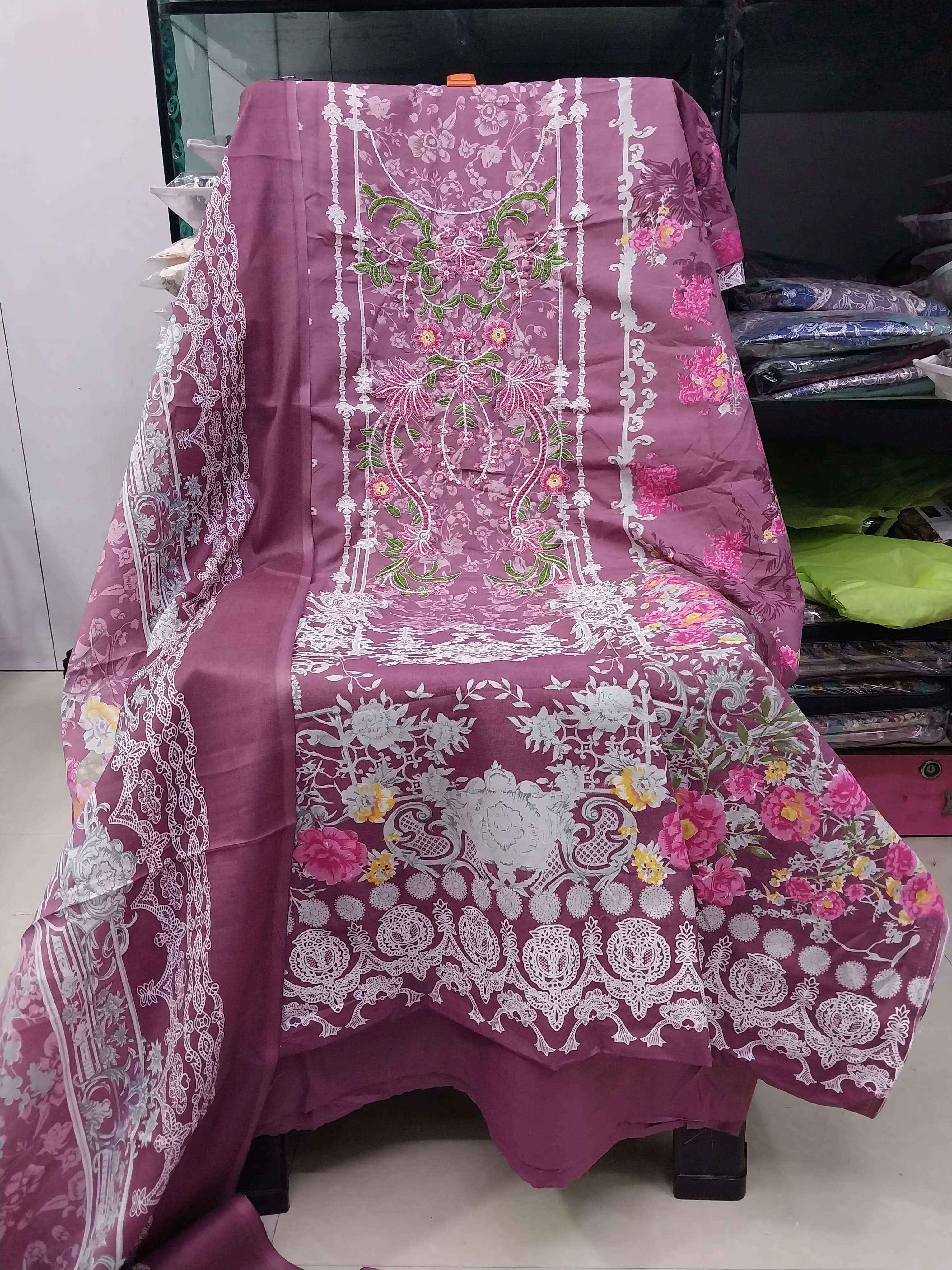 SF BIN SAEED EMBROIDERED SUIT COLLECTION WHOLESALE PRICE ( 8 PCS CATALOG )