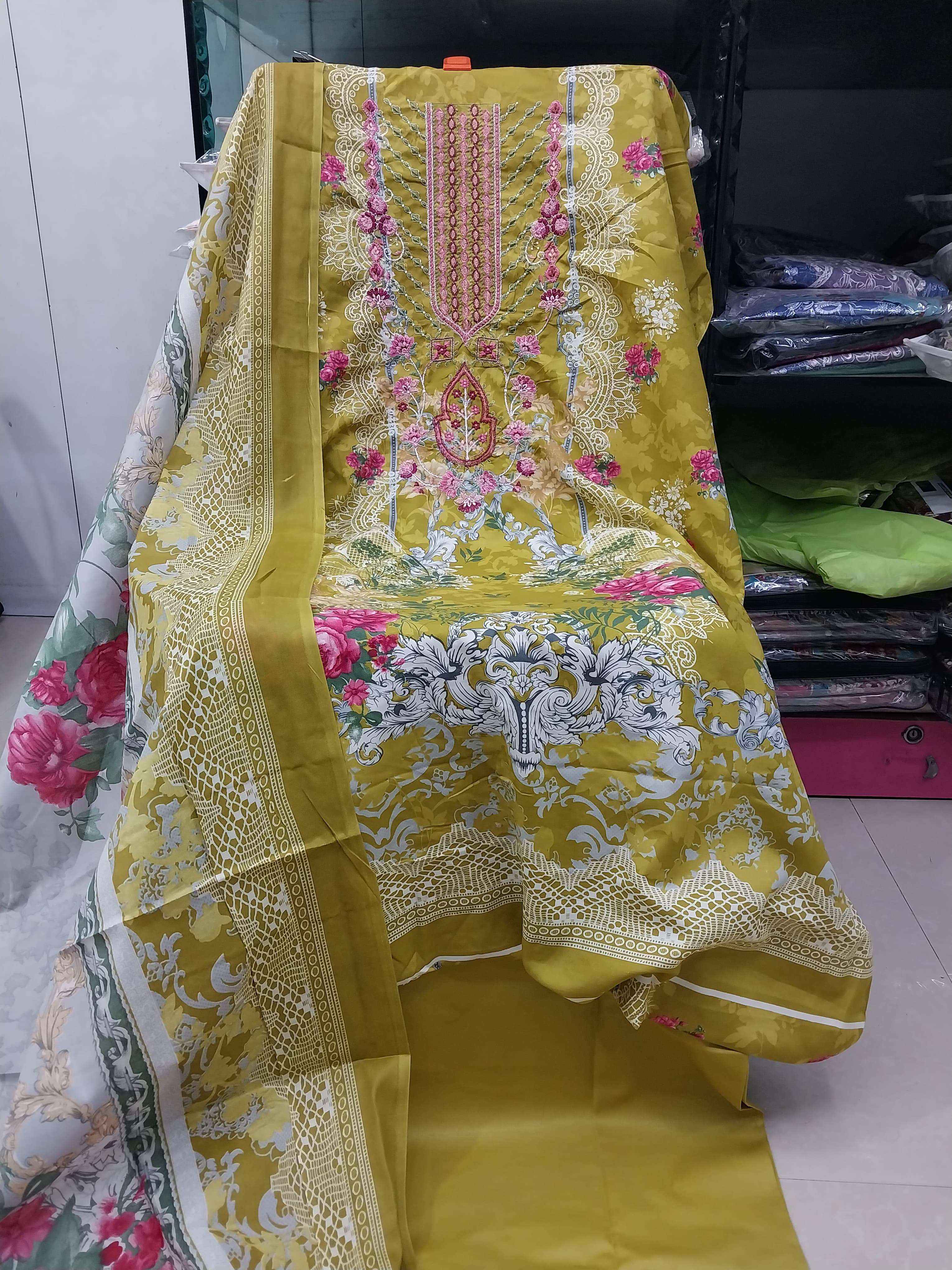 SF BIN SAEED EMBROIDERED SUIT COLLECTION WHOLESALE PRICE ( 8 PCS CATALOG )