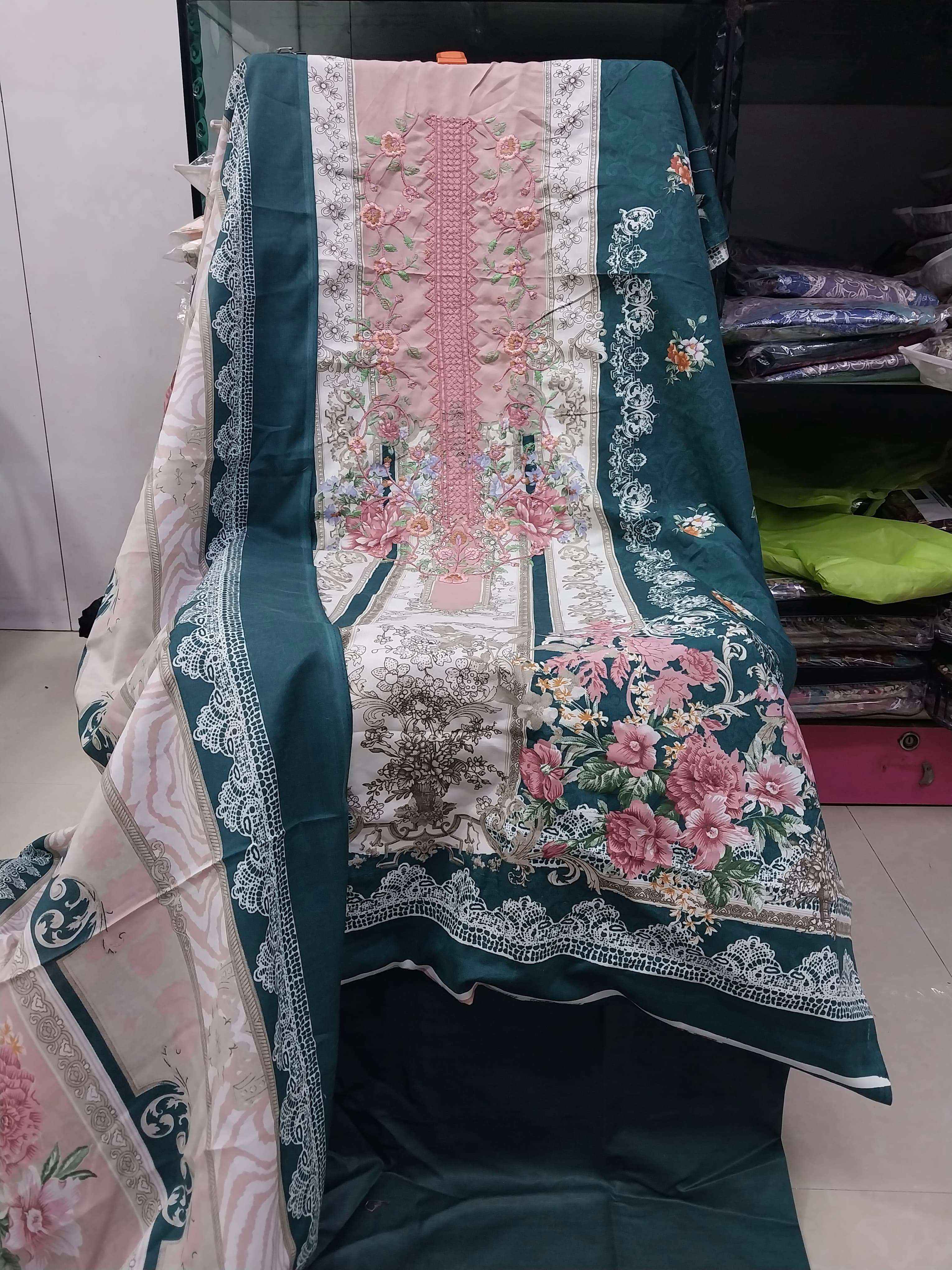 SF BIN SAEED EMBROIDERED SUIT COLLECTION WHOLESALE PRICE ( 8 PCS CATALOG )