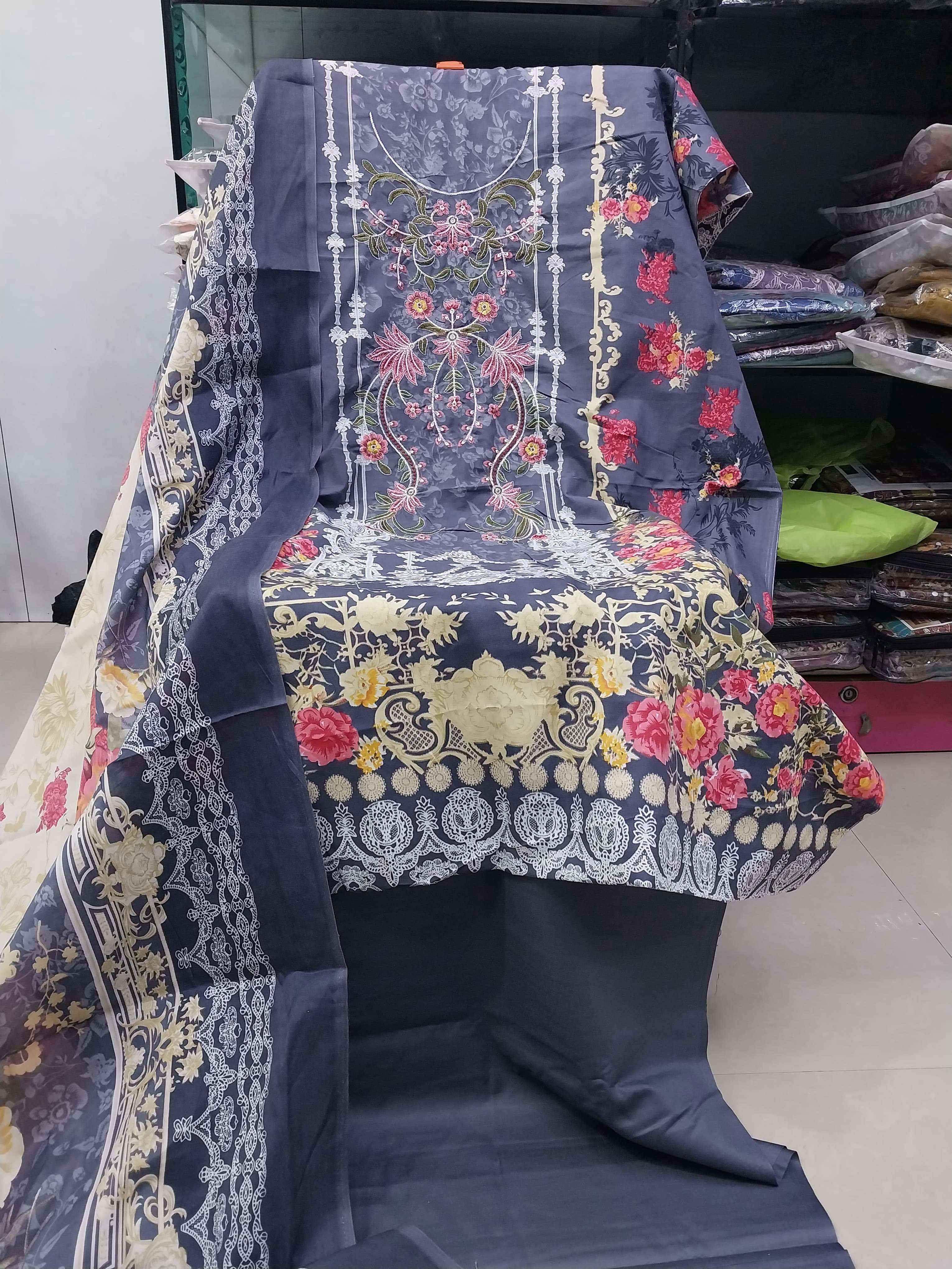 SF BIN SAEED EMBROIDERED SUIT COLLECTION WHOLESALE PRICE ( 8 PCS CATALOG )