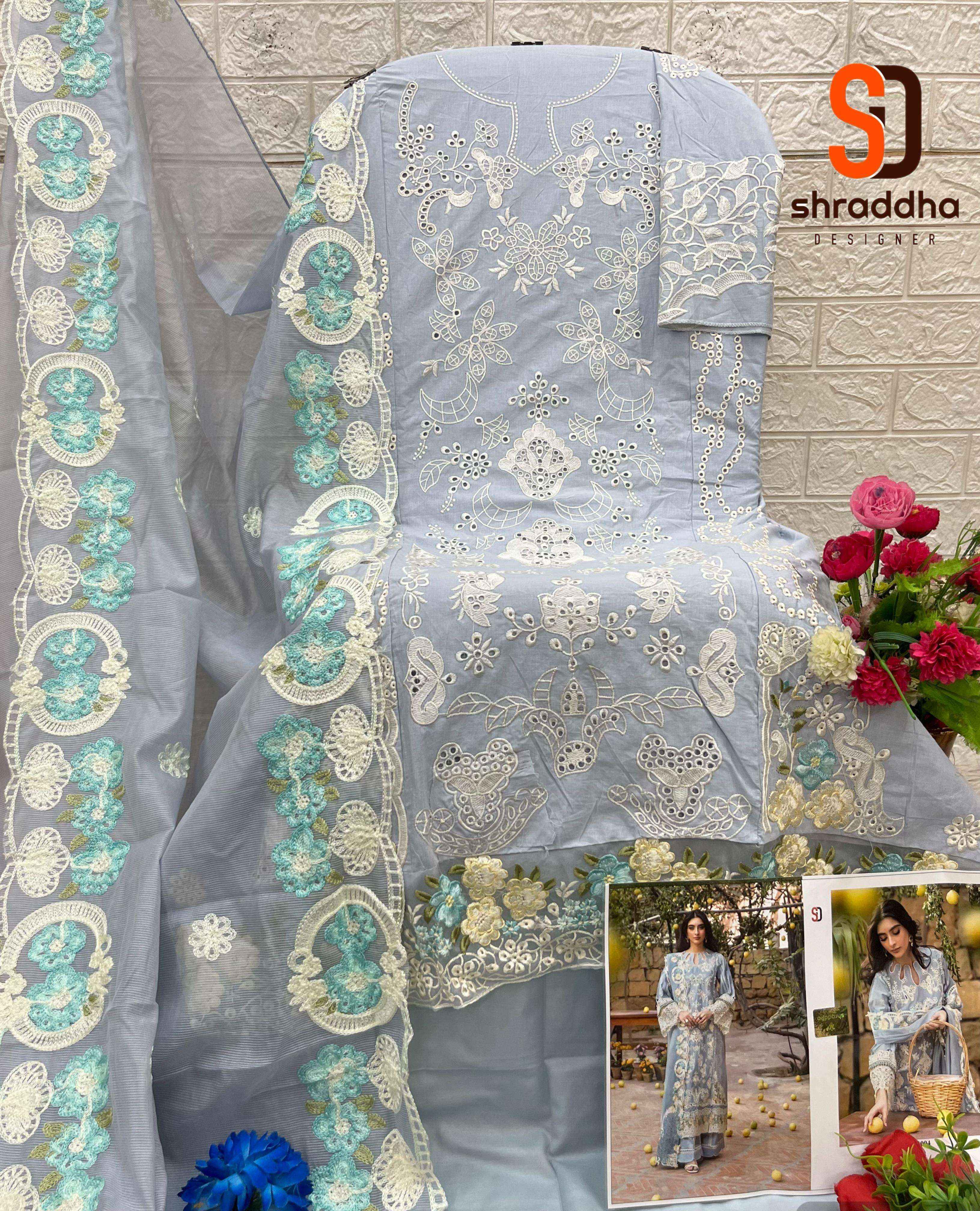 Shraddha Designer Elaf Vol 1 Cotton Dress Material Wholesale Price ( 4 pcs Catalogue )