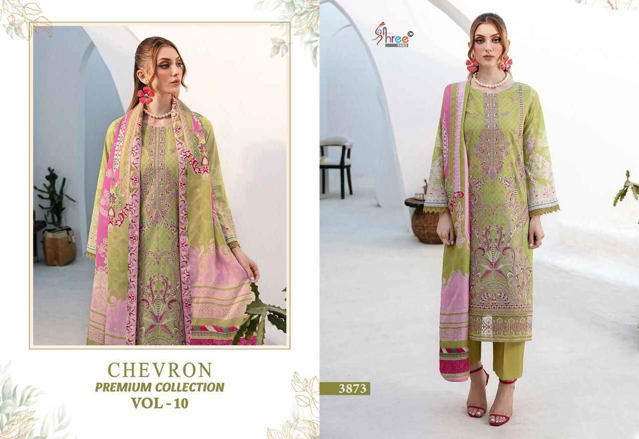Shree Fabs Chevron Premium Collection Vol 10 Cotton Dress Material ( 8 pcs Catalogue )