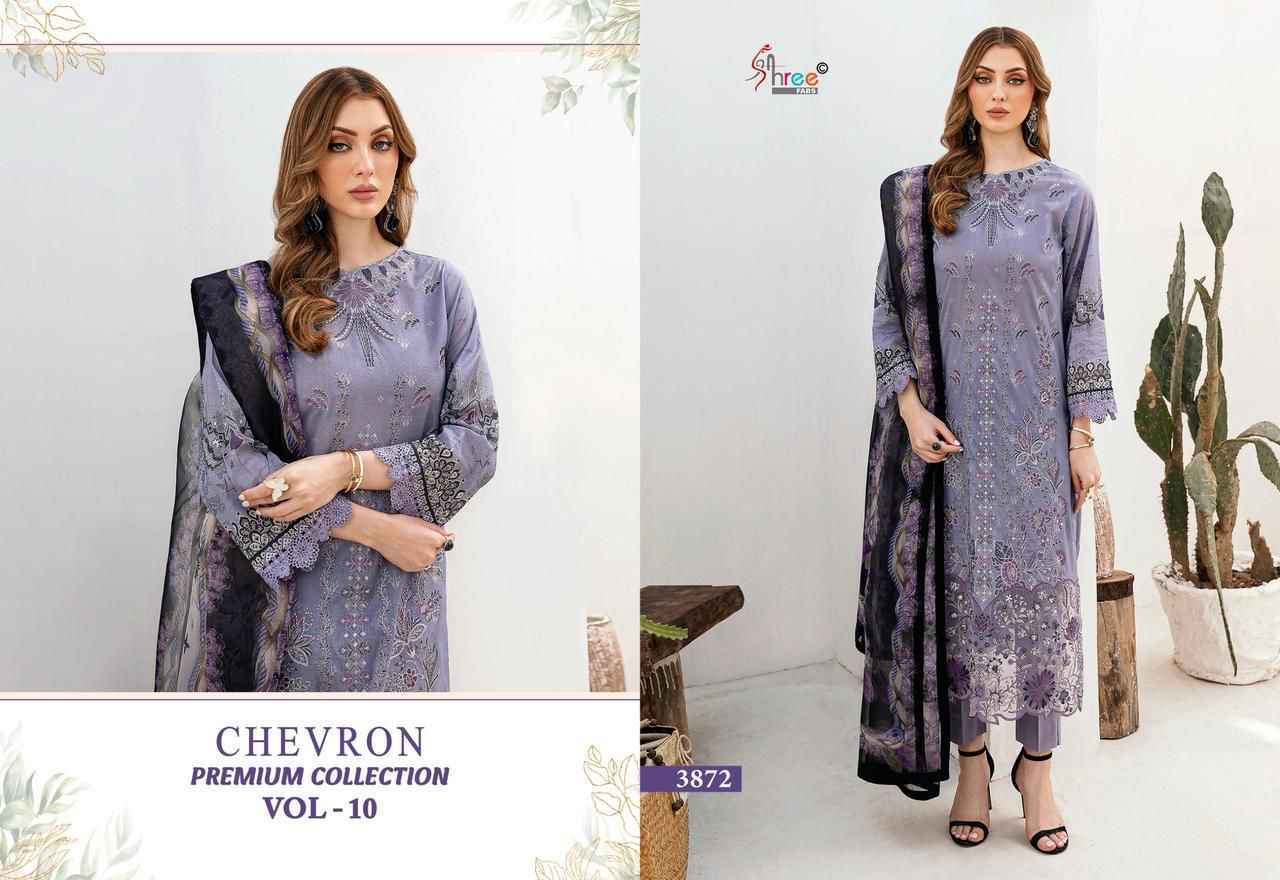 Shree Fabs Chevron Premium Collection Vol 10 Cotton Dress Material ( 8 pcs Catalogue )