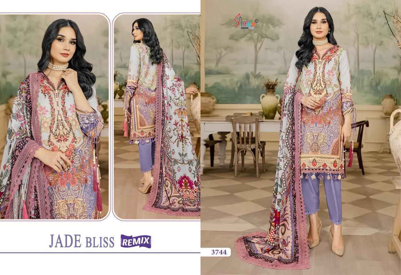 Shree Fabs Jade Bliss Remix Cotton Salwar Kameez Wholesale Rate ( 6 Pcs Catalog )