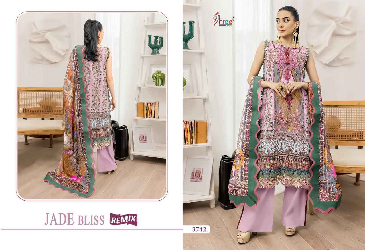 Shree Fabs Jade Bliss Remix Cotton Salwar Kameez Wholesale Rate ( 6 Pcs Catalog )