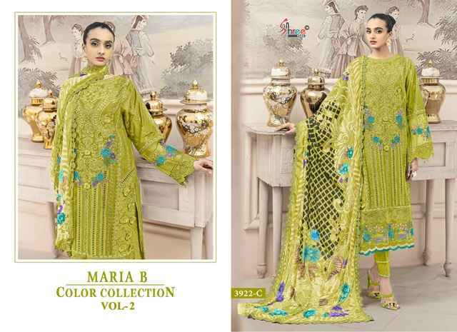 Shree Fabs Maria B Colour Collection Vol 2 Cotton Pakistani suits - surat Wholesale Market ( 4 pcs Catalogue )