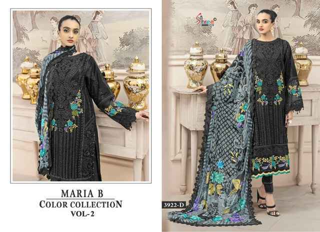 Shree Fabs Maria B Colour Collection Vol 2 Cotton Pakistani suits - surat Wholesale Market ( 4 pcs Catalogue )