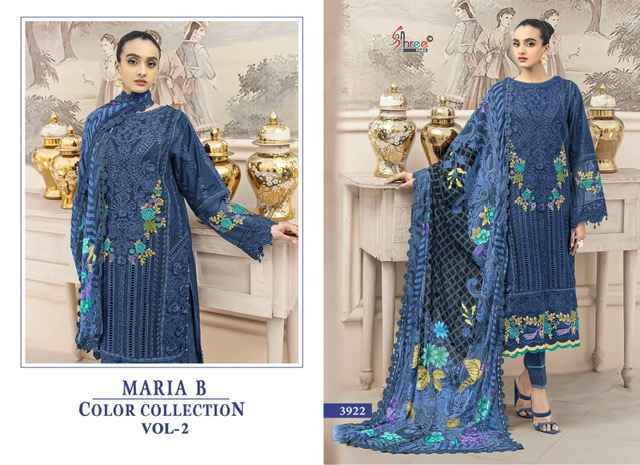 Shree Fabs Maria B Colour Collection Vol 2 Cotton Pakistani suits - surat Wholesale Market ( 4 pcs Catalogue )