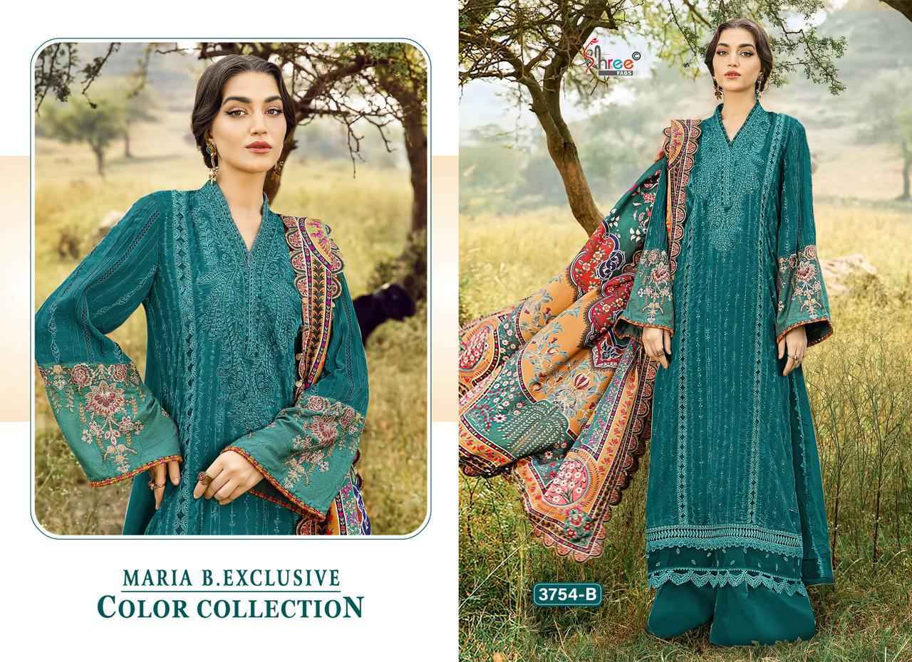 Shree Fabs Maria B Exclusive Colour Collection Rayon Dress Material ( 4 pcs Catalogue )