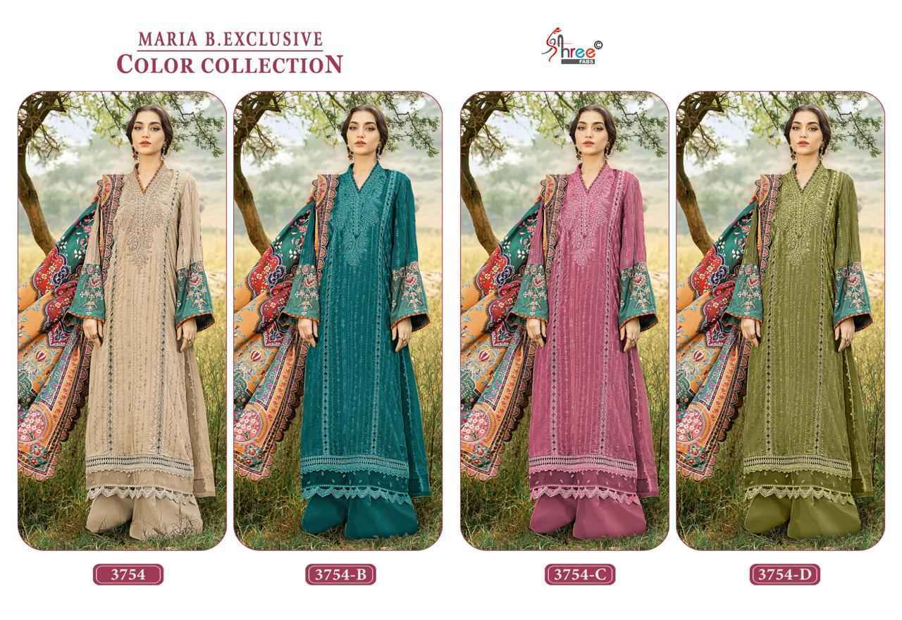 Shree Fabs Maria B Exclusive Colour Collection Rayon Dress Material ( 4 pcs Catalogue )