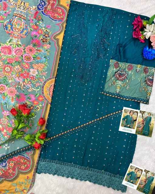 Shree Fabs Maria B Exclusive Colour Collection Rayon Dress Material ( 4 pcs Catalogue )