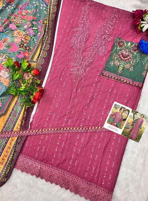 Shree Fabs Maria B Exclusive Colour Collection Rayon Dress Material ( 4 pcs Catalogue )