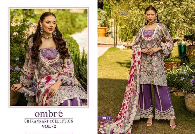 Shree Fabs Ombre Chikankari Collection Vol 2 Cotton Dress Material ( 8 pcs Catalogue )