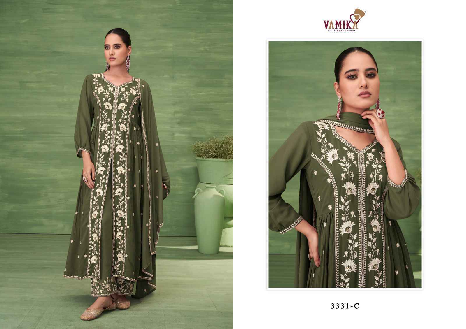 Vamika Ashima Vol 1 Readymade Georgette Dress New Collection ( 5 pcs Catalogue )