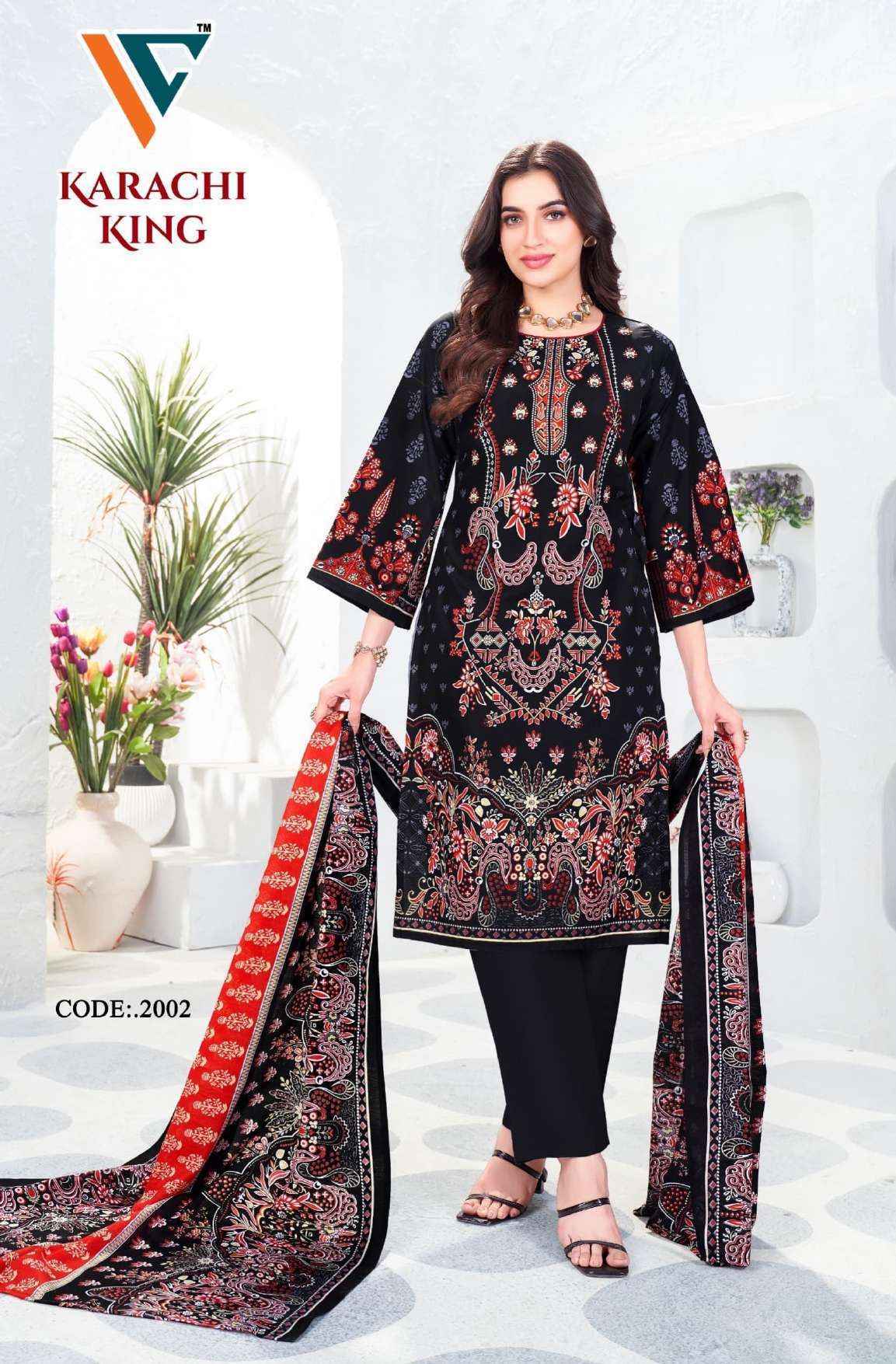 Vandana Creation Karachi King Vol 20 Cotton Salwar Kameez Wholesale Price ( 8 Pcs Catalog )