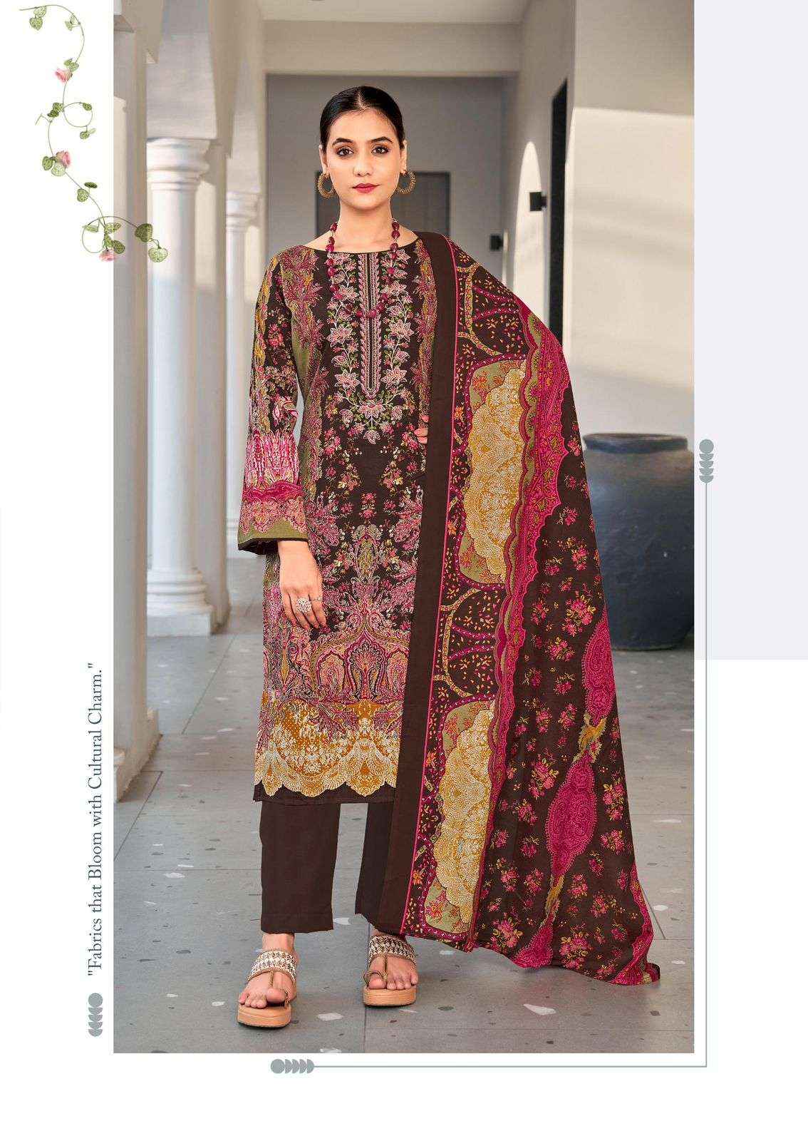 VANDANA CREATION SHAHZADI VOL 5 COTTON DIGITAL PRINT SALWAR KAMEEZ WHOLESALE RATE ( 8 PCS CATALOG )