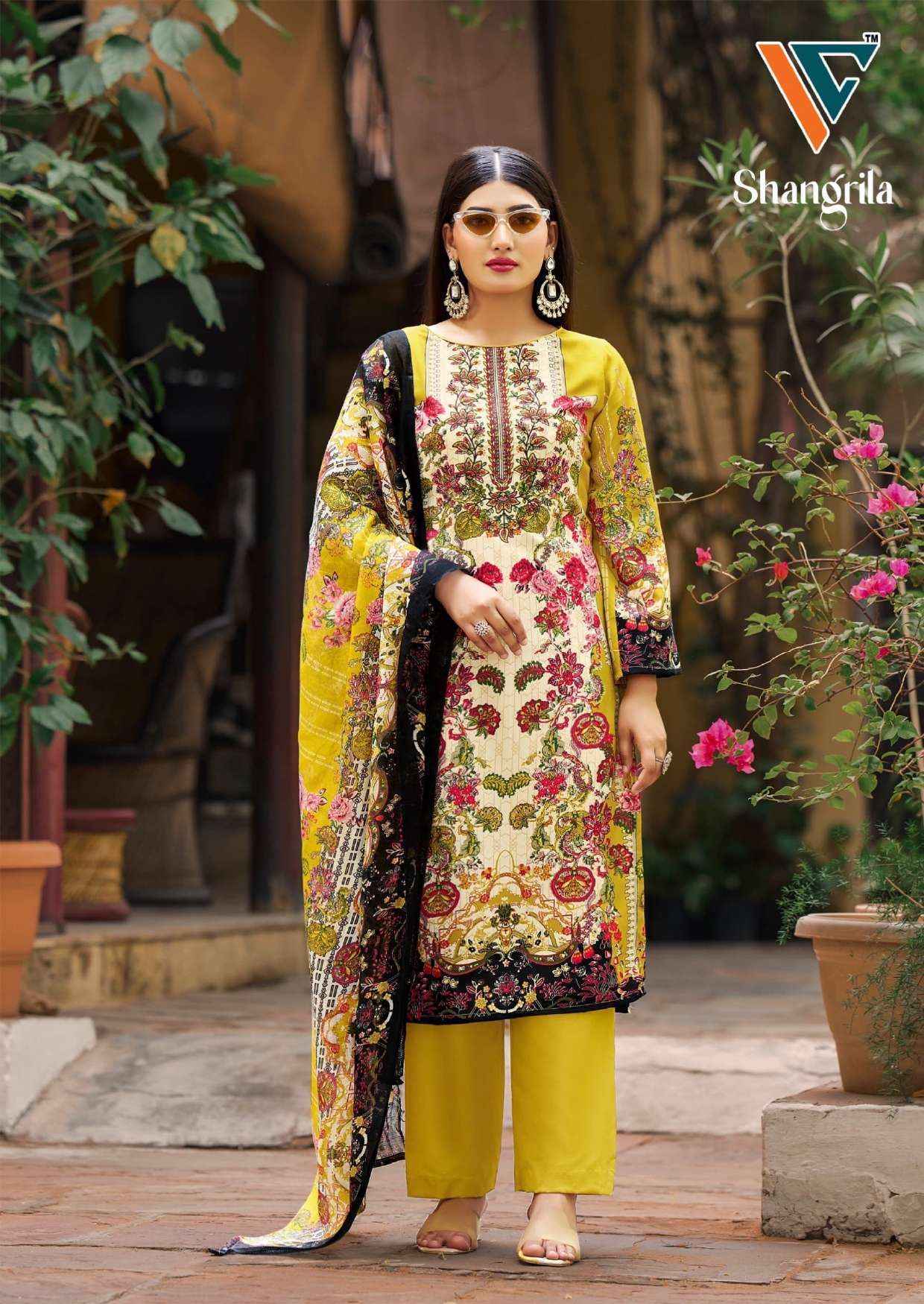 Vandana‎ Creation Shangrila‎‎ Vol 1 Rayon Dress Material Wholesale Price ( 8 pcs Catalogue )