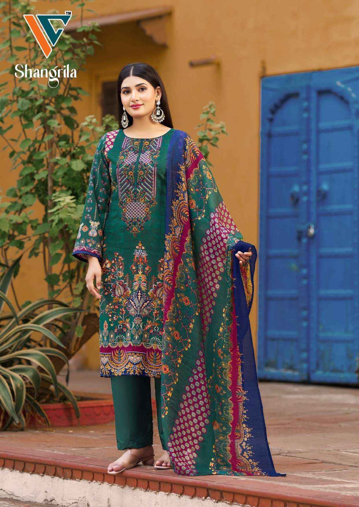 Vandana‎ Creation Shangrila‎‎ Vol 1 Rayon Dress Material Wholesale Price ( 8 pcs Catalogue )