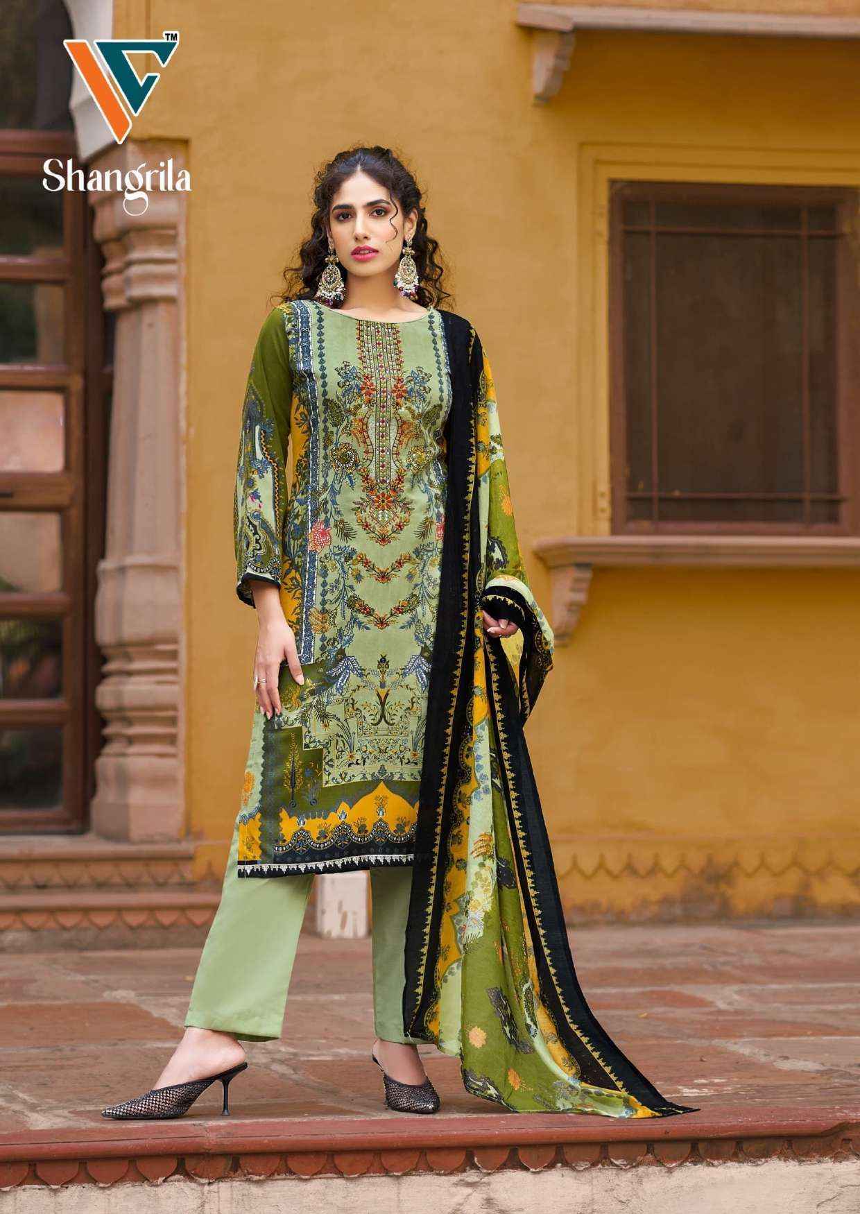 Vandana‎ Creation Shangrila‎‎ Vol 1 Rayon Dress Material Wholesale Price ( 8 pcs Catalogue )