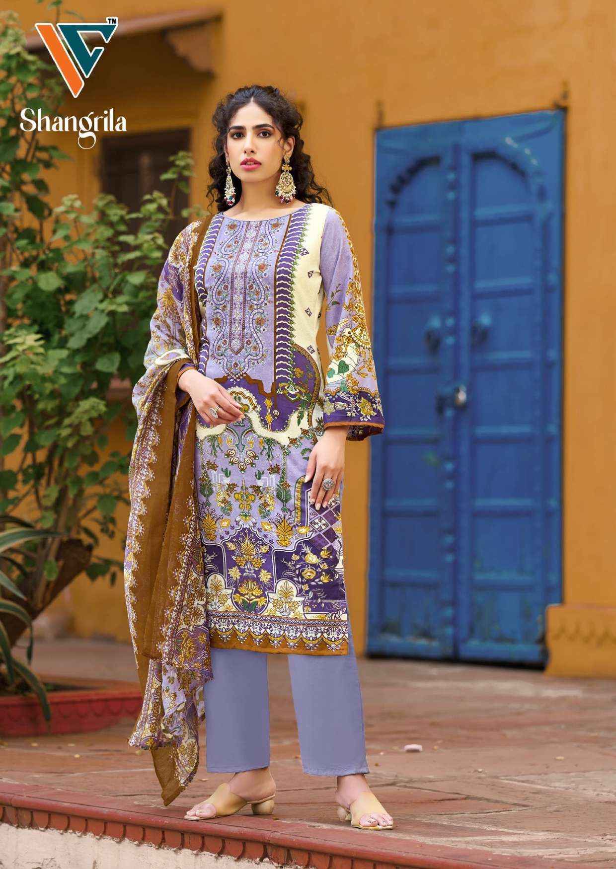 Vandana‎ Creation Shangrila‎‎ Vol 1 Rayon Dress Material Wholesale Price ( 8 pcs Catalogue )