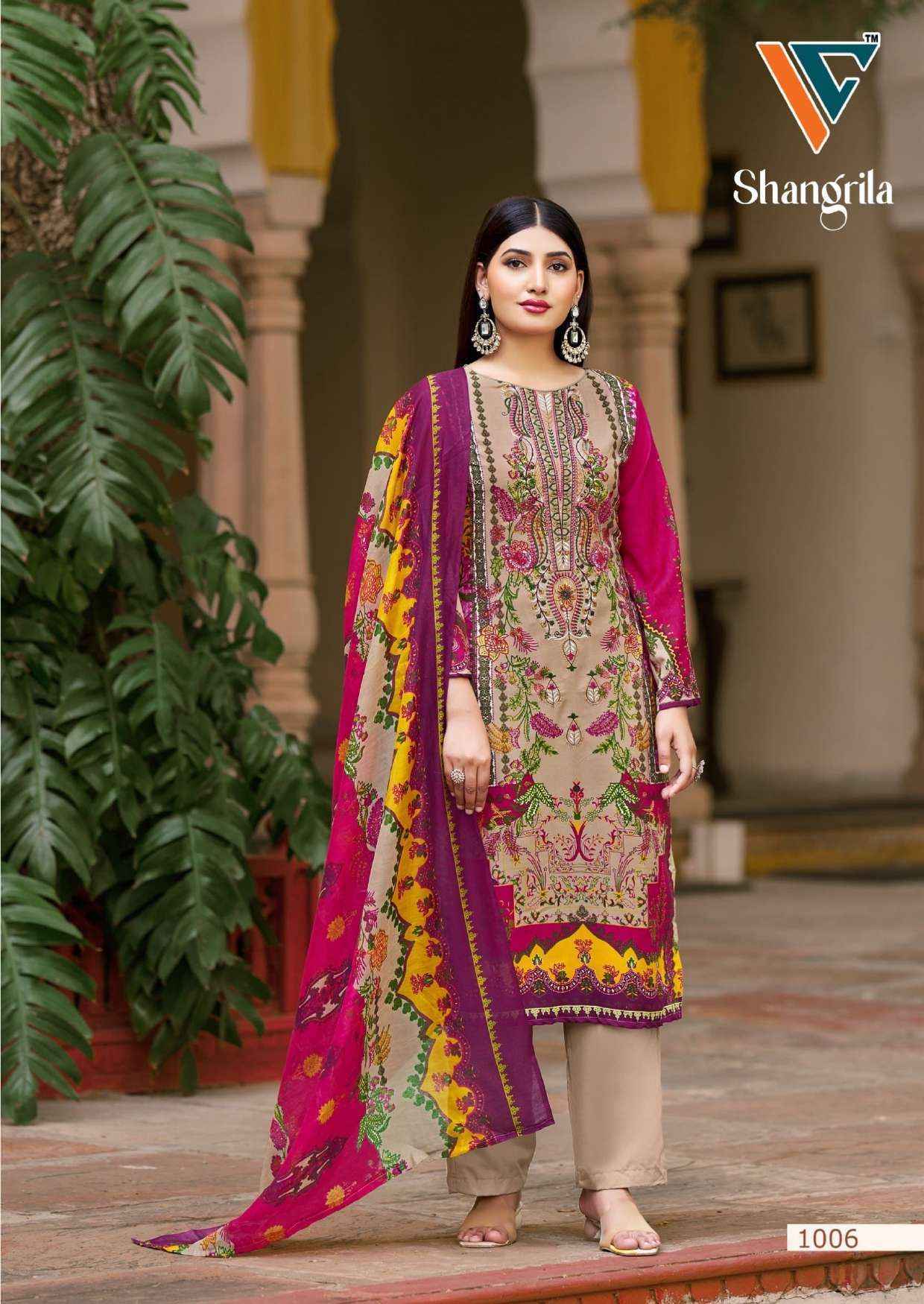 Vandana‎ Creation Shangrila‎‎ Vol 1 Rayon Dress Material Wholesale Price ( 8 pcs Catalogue )