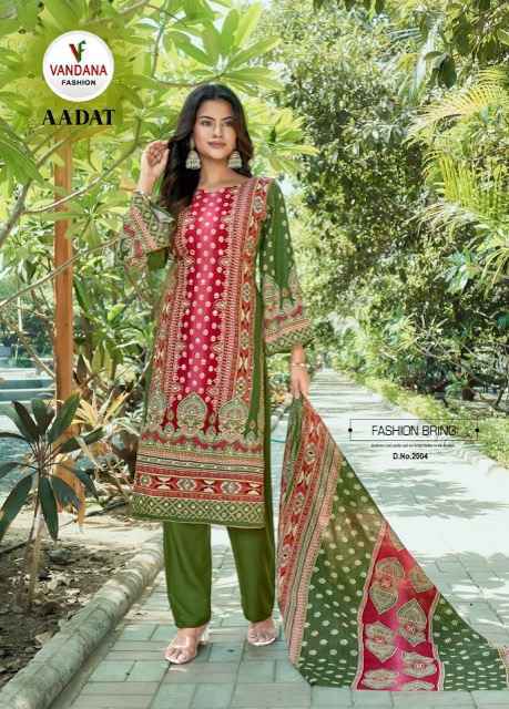 Vandana Fashion Aadat Vol 2 Viscouse Rayon Dress Material Online Shopping ( 6 pcs Catalogue )