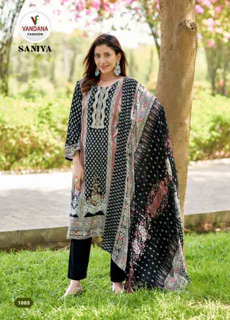 Vandana Fashion Saniya Vol 1 Viscouse Rayon Dress Material Wholesale Price ( 6 pcs Catalogue )