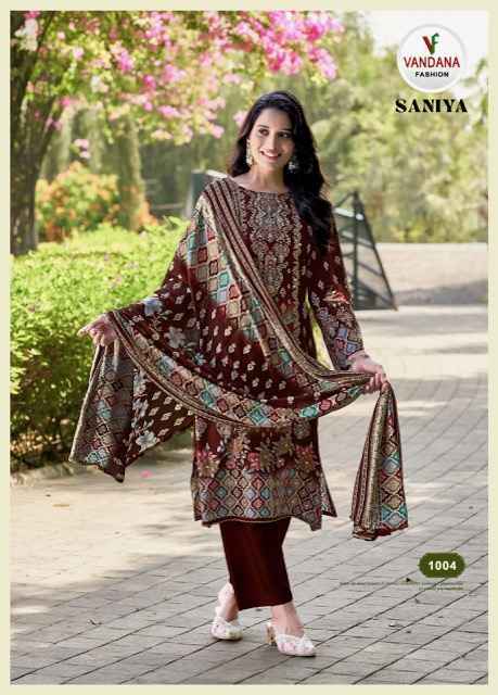Vandana Fashion Saniya Vol 1 Viscouse Rayon Dress Material Wholesale Price ( 6 pcs Catalogue )