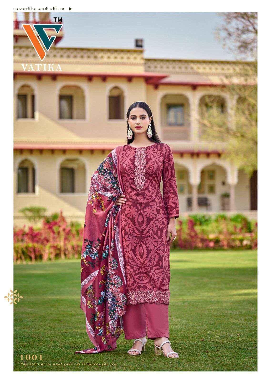 Vandana‎ Vatika Vol 1 Cotton Pakistani Salwar kameez Online Shopping ( 8 pcs Catalogue )