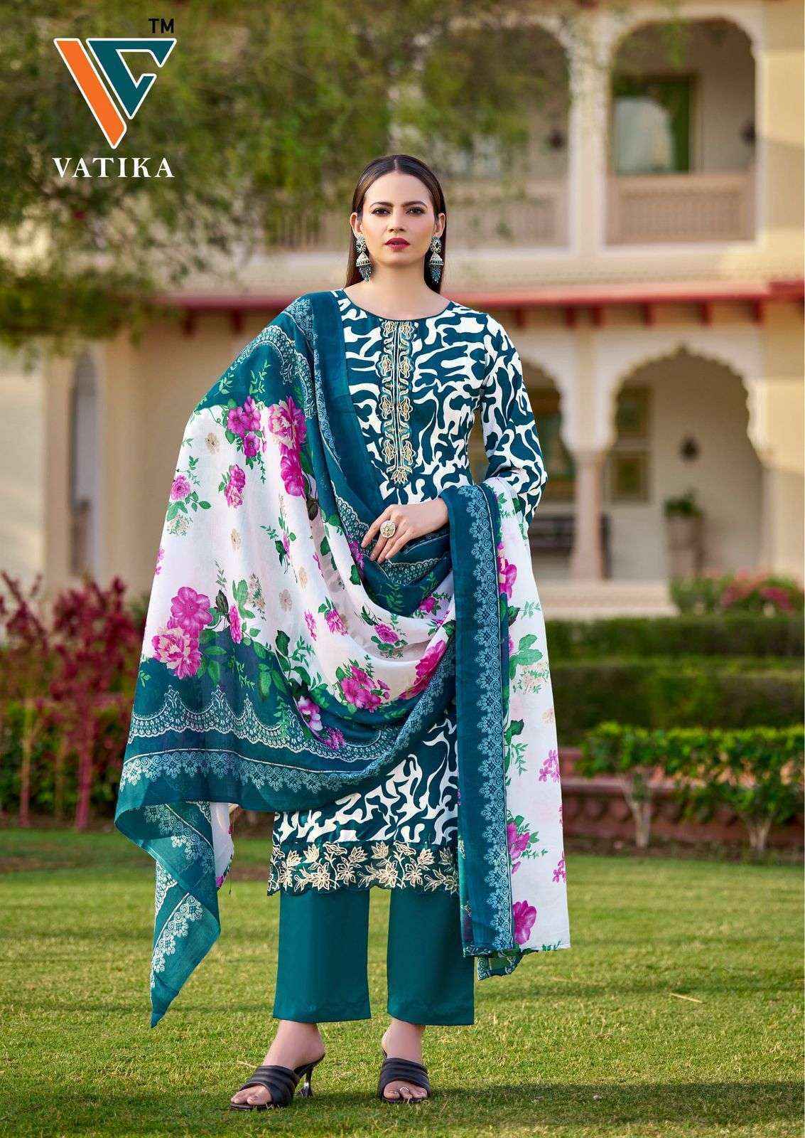 Vandana‎ Vatika Vol 1 Cotton Pakistani Salwar kameez Online Shopping ( 8 pcs Catalogue )