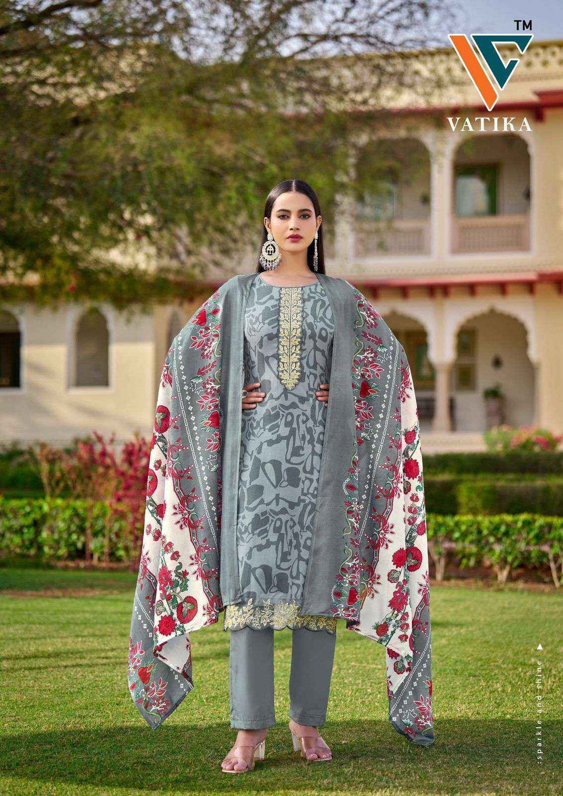 Vandana‎ Vatika Vol 1 Cotton Pakistani Salwar kameez Online Shopping ( 8 pcs Catalogue )