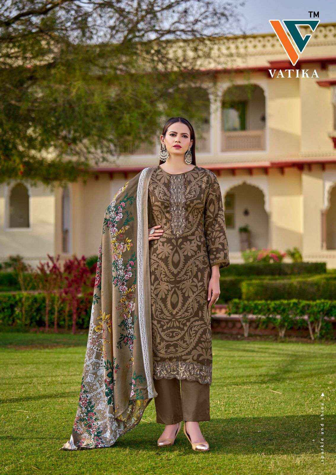 Vandana‎ Vatika Vol 1 Cotton Pakistani Salwar kameez Online Shopping ( 8 pcs Catalogue )