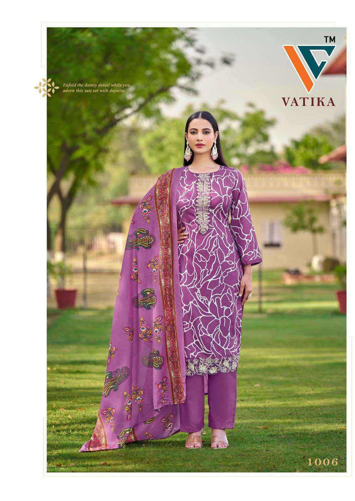 Vandana‎ Vatika Vol 1 Cotton Pakistani Salwar kameez Online Shopping ( 8 pcs Catalogue )