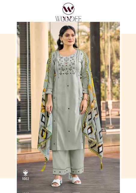 Woodee Butterfly Rayon Kurti Combo New Catalog ( 6 pcs Catalogue )