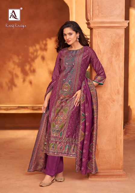 Alok Rang Rasiya Modal Dress Material Wholesale Market In Surat ( 6 pcs Catalogue