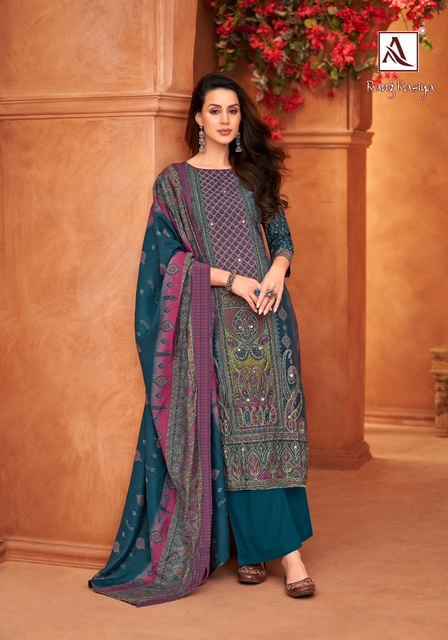 Alok Rang Rasiya Modal Dress Material Wholesale Market In Surat ( 6 pcs Catalogue