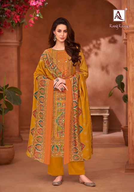Alok Rang Rasiya Modal Dress Material Wholesale Market In Surat ( 6 pcs Catalogue