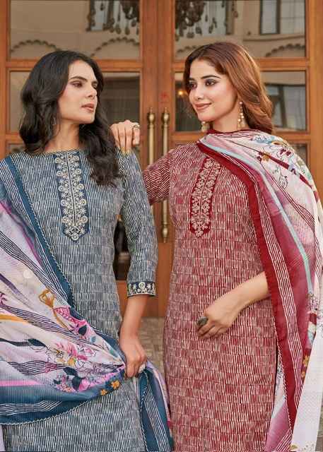 Alok Super Girl Edition 2 Cotton Salwar Kameez Wholesale Rate ( 4 Pcs Catalog )