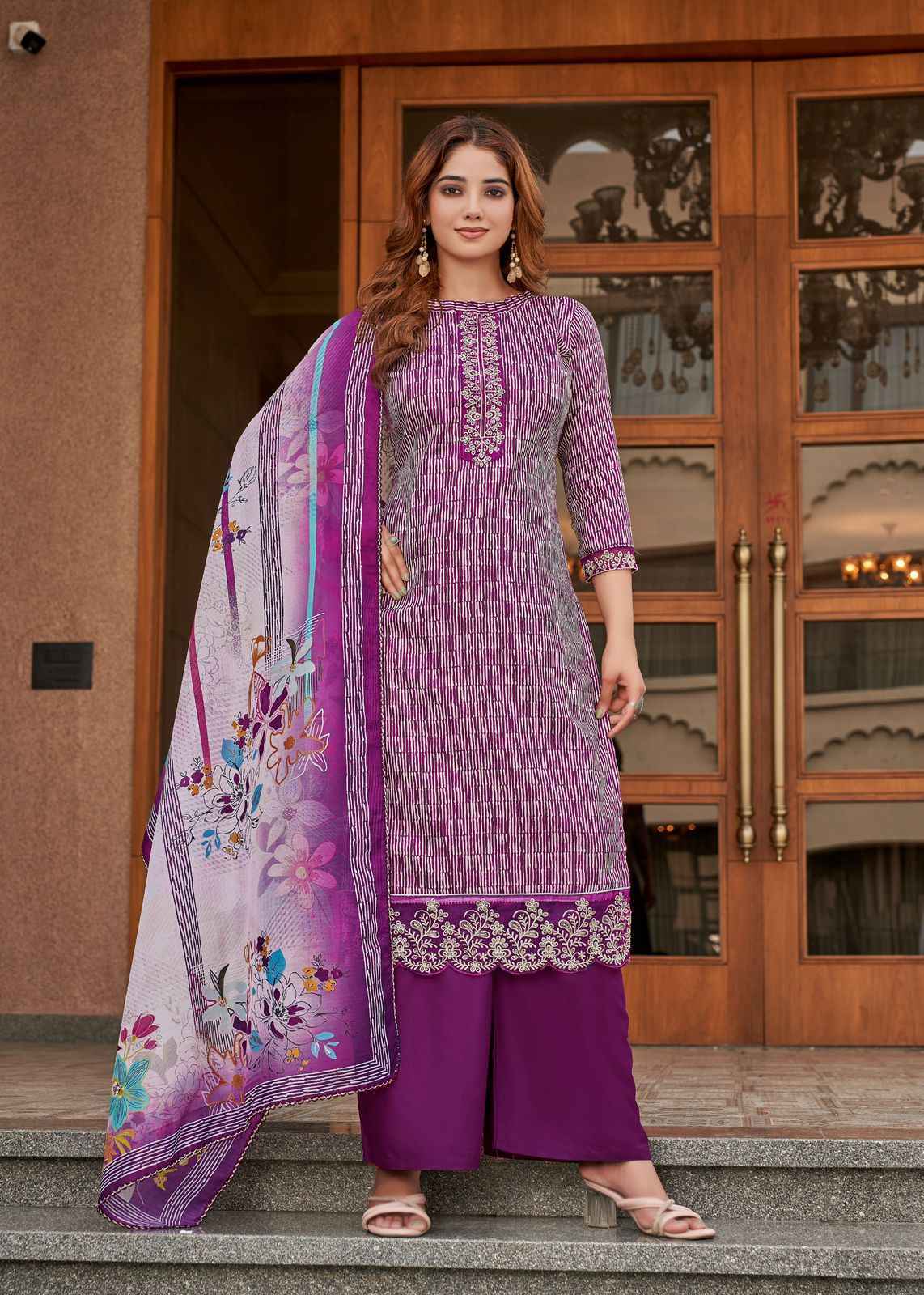 Alok Super Girl Edition 2 Cotton Salwar Kameez Wholesale Rate ( 4 Pcs Catalog )