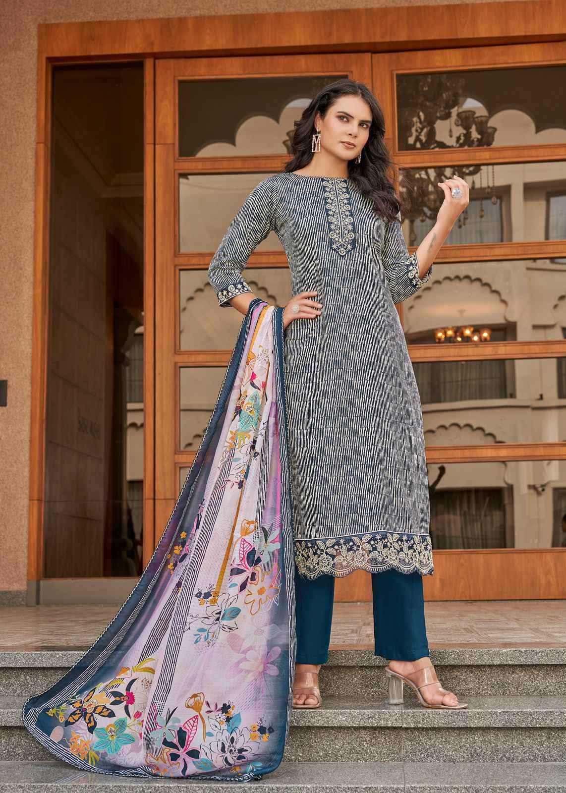 Alok Super Girl Edition 2 Cotton Salwar Kameez Wholesale Rate ( 4 Pcs Catalog )