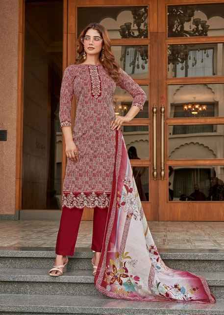 Alok Super Girl Edition 2 Cotton Salwar Kameez Wholesale Rate ( 4 Pcs Catalog )
